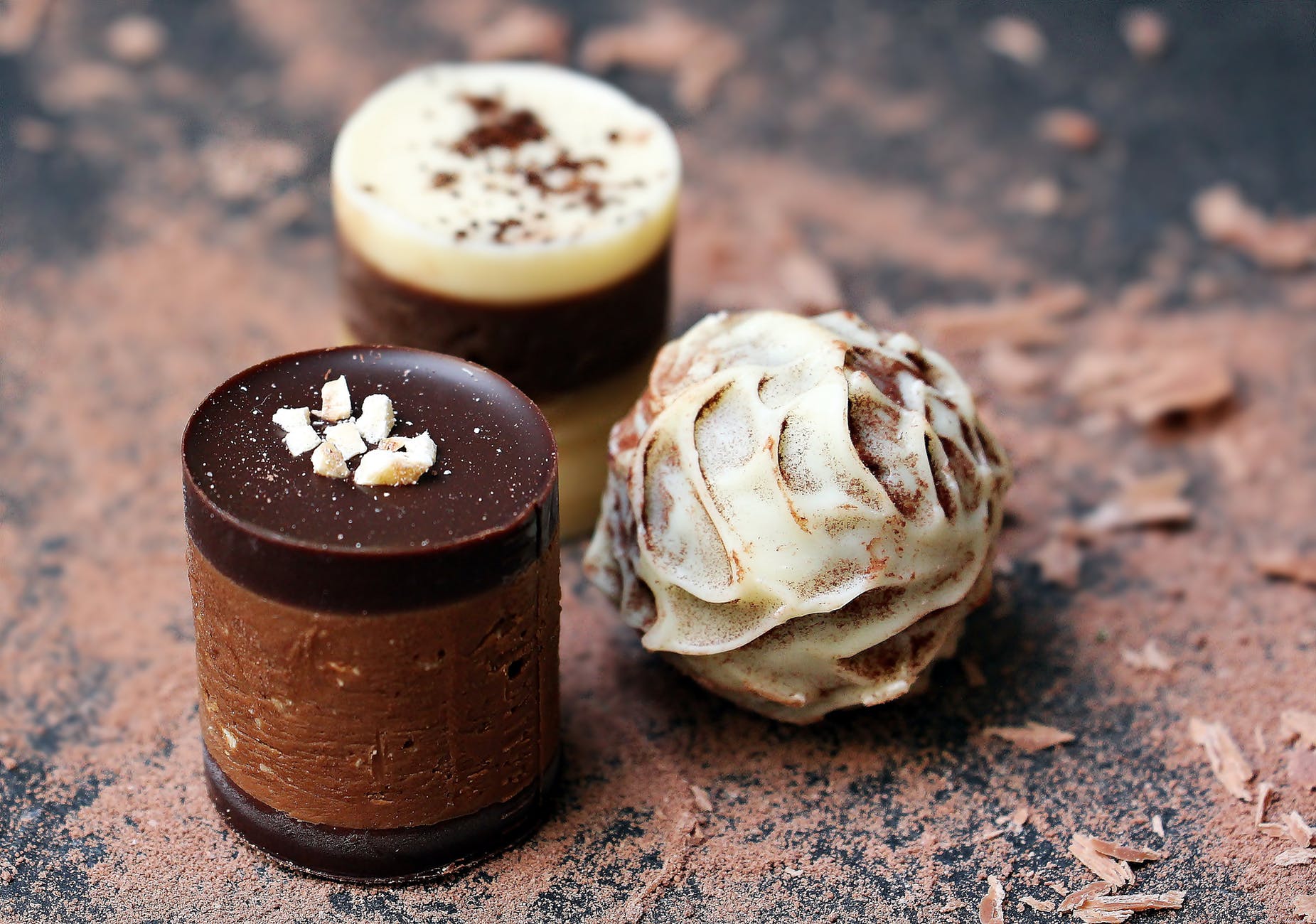 Rött vin och choklad choklad